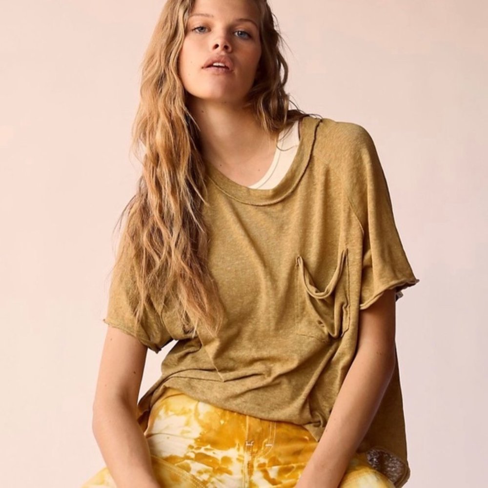 We The Free - Free People Oversized Kyoto Tee Size M